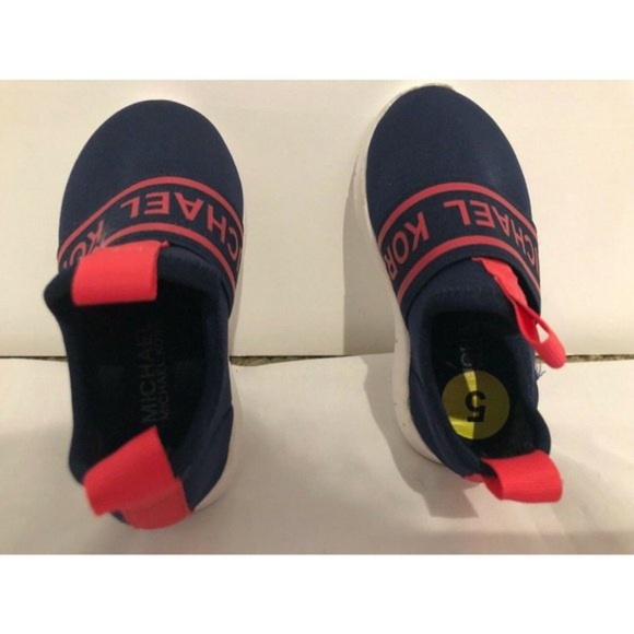 Michael Kors & Wonder Nation Kids Boys Sneakers Shoes Black/ Blue Red Size 5 - Picture 7 of 12